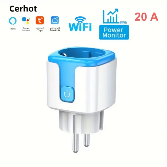 prise connectée SMART PLUG WIFI Compatible ALEXA max 20A