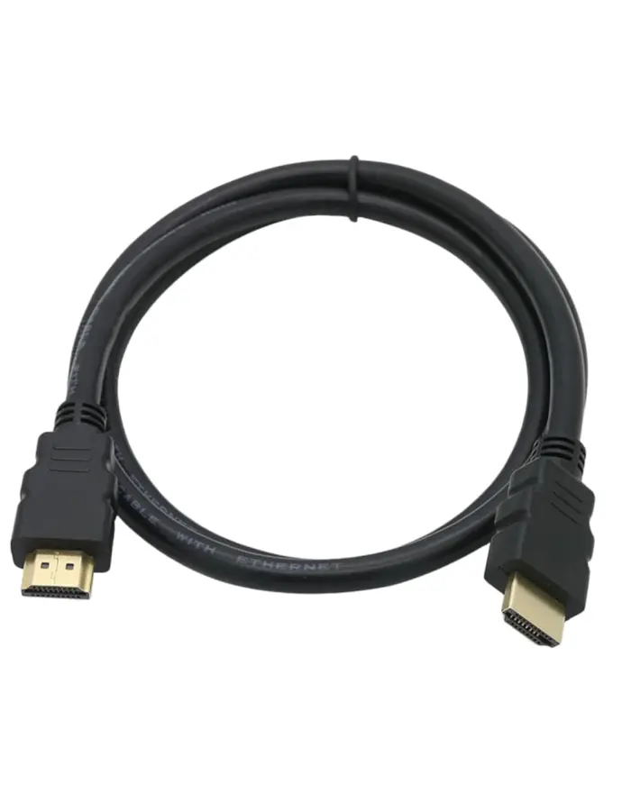 Lot de 2 Câbles HDMI gold 24K Plated, 1,50 m, version 1.3, 10.2GBPS. 3D / 4K / HD TV/XBOX 360 / PS4 / PS3 / DVD