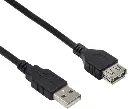 Câble d'extension USB 2.0 - 3.0 m - USB A (mâle) à USB A (femelle) - 480 Mbit/s - Compatible USB - noir