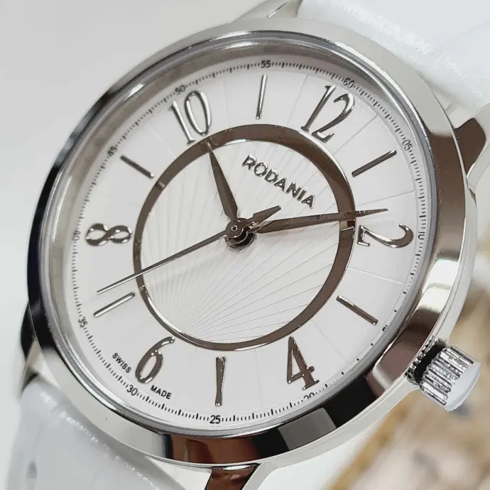 MONTRE RODANIA femme cuir blanc