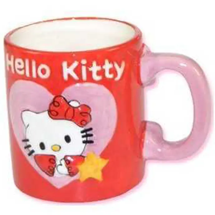 MUG HELLO KITTY RED 3D