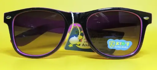 Lunettes de qualité pour enfant COEF 3 FUSHIA/NOIR réf: KM