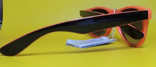 Lunettes de qualité pour enfant COEF 3 ORANGE & NOIR réf: KO