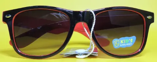 Lunettes de qualité pour enfant COEF 3 ROUGE/NOIR réf: KR