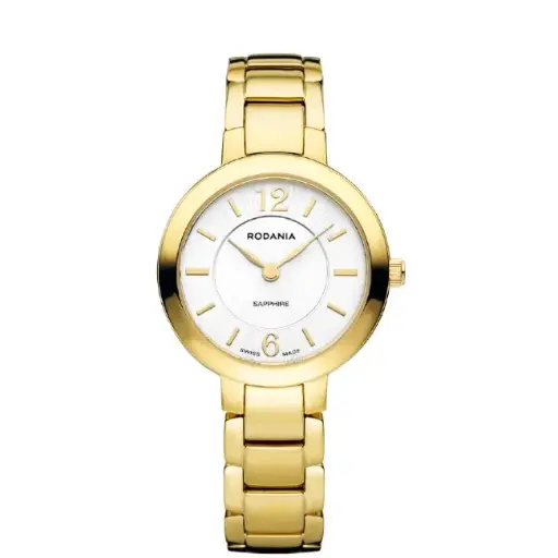 Montre femme Rodania Swiss Chic gold plated AOC