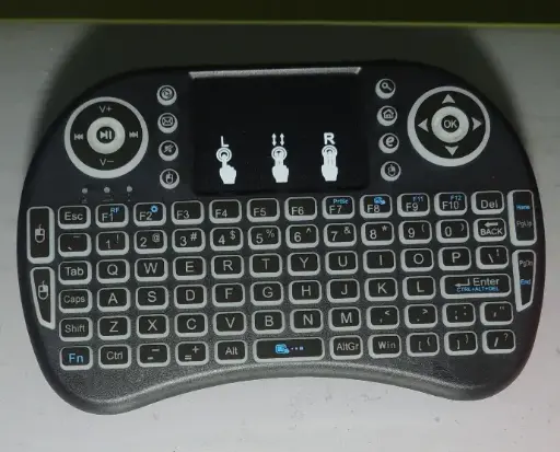 Mini Clavier sans Fil Rétroéclairé avec Souris Touchpad, Bluetooth