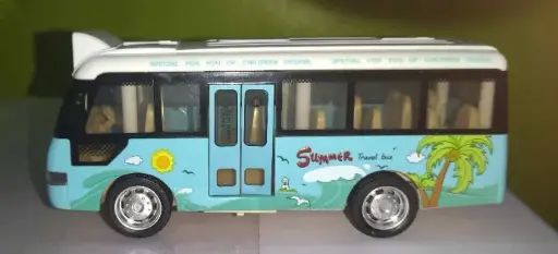 MINI BUS AVEC BRUITAGE ET LED BLEU