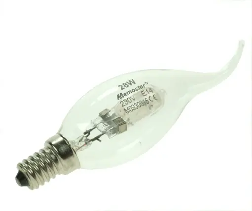 ampoules E14 à pointe flamme de bougie économie d'énergie 28 W