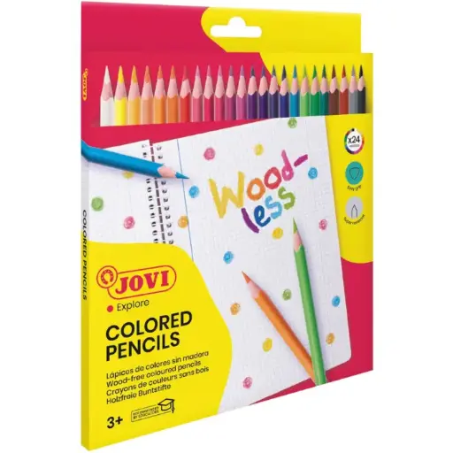 24 crayons de couleurs